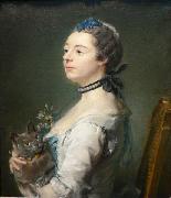 Portrait of Magdaleine Pinceloup de la Grange, nee de Parseval Jean-Baptiste Perronneau